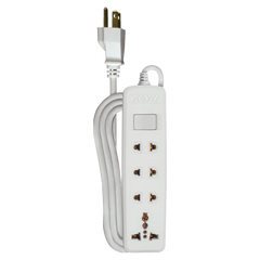 Royu REDEC613 Universal Extension Cord with 1 Main Switch