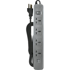 Royu REDEC624 1-Master Switch  & 2 USB Ports