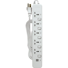 Royu REDEC725 (5-Gang) Individual Switches & 2 USB Ports