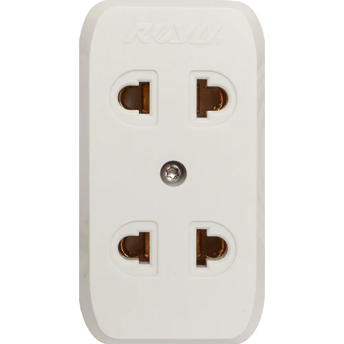 Royu REDOU102 ( 2-Gang ) Universal Outlet – KHM Megatools Corp.