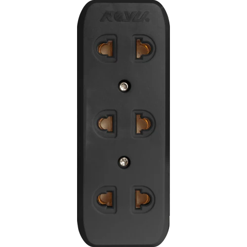 Royu REDOU103 ( 3-Gang ) Universal Outlet | Royu by KHM Megatools Corp.