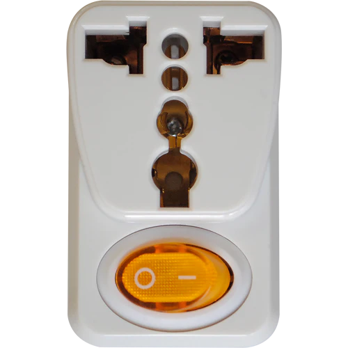 Royu REDPL109 International Adapter with Switch 10A | Royu by KHM Megatools Corp.