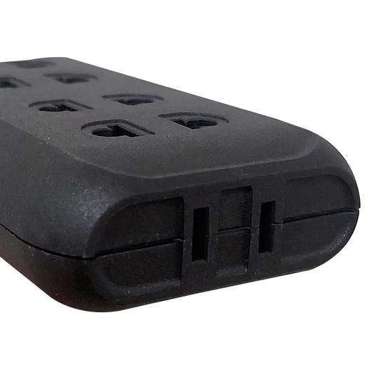 Royu REDPL306 4-Gang Universal Outlet + 2 Flat Pin Outlet Adapter | Royu by KHM Megatools Corp.