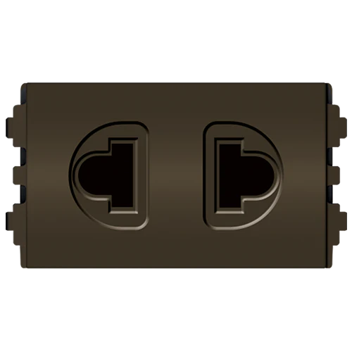 Royu RMO6/DG Universal Outlet 15A (Plano) [Dark Gray] | Royu by KHM Megatools Corp.