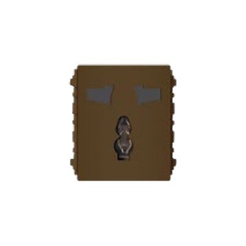 Royu RMO8/DW International Outlet with Ground 15A (Plano) [Dark Wood] | Royu by KHM Megatools Corp.