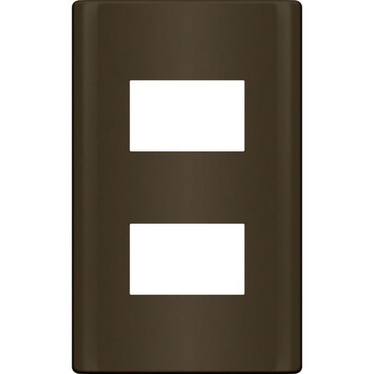 Royu RMP2/DG  2-Gang Plate (Plano) [Dark Gray] | Royu by KHM Megatools Corp.