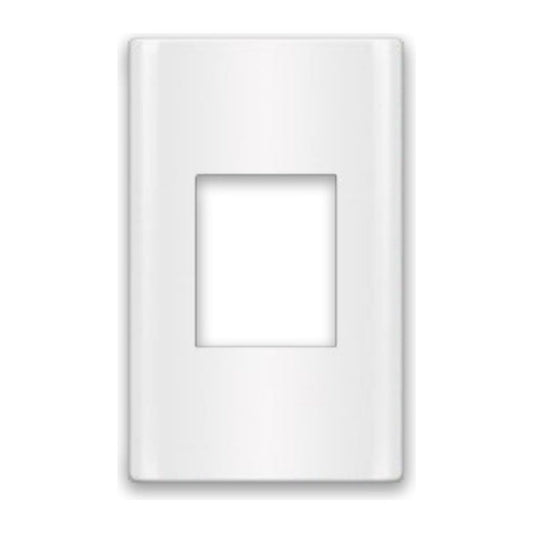 Royu RMP8 1-Gang Plate For RWO8 (Plano) [White] | Royu by KHM Megatools Corp.