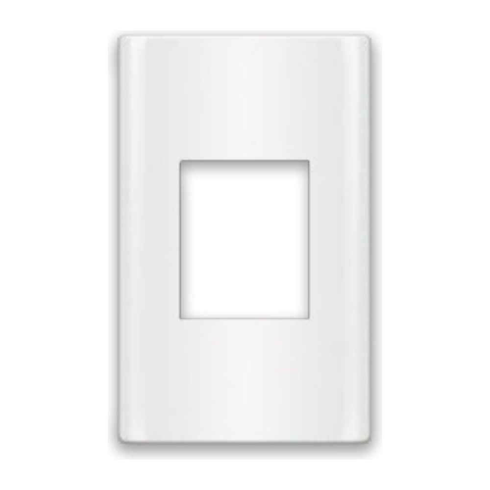 Royu RMP8 1-Gang Plate For RWO8 (Plano) [White] | Royu by KHM Megatools Corp.