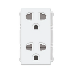 Royu RWO11 Duplex Universal Outlet with Ground & Shutter 15A (Wide)