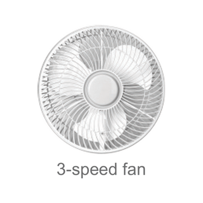 Firefly FEL653 Rechargeable 3-Speed Fan with Night Light | Firefly by KHM Megatools Corp.