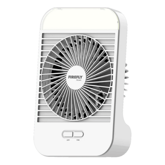 Firefly FEL651  5” Rechargeable Fan with Night Light | Firefly by KHM Megatools Corp.