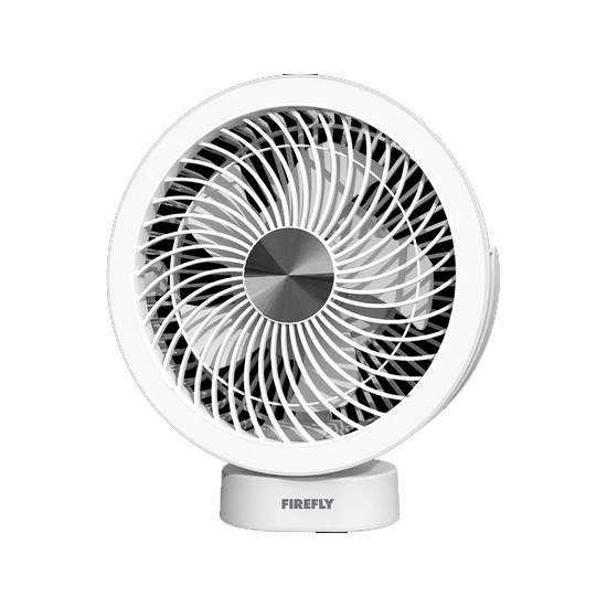 Firefly FEL664 Rechargeable Mini Desk Fan with Ring Lamp | Firefly by KHM Megatools Corp.