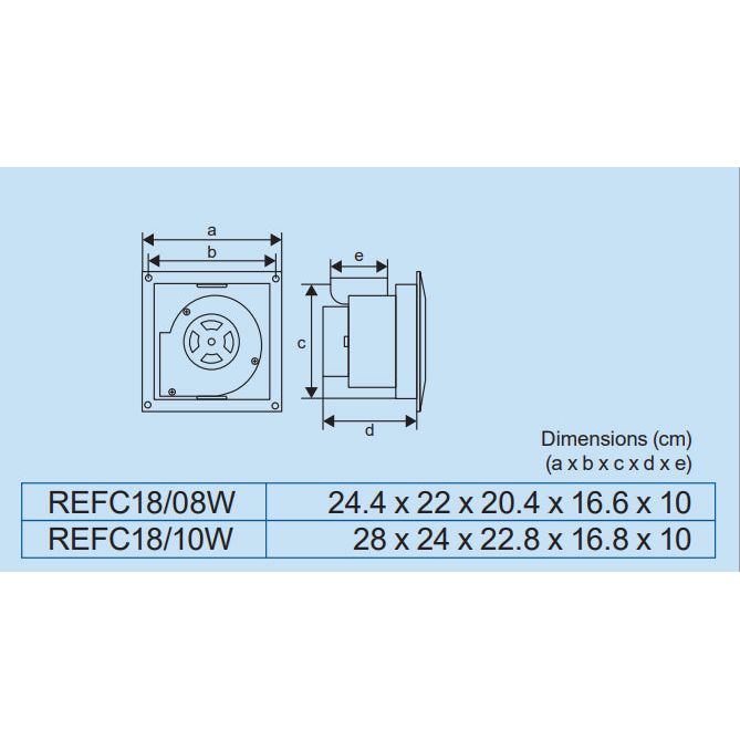 Royu REFC18 Ceiling Mounted Exhaust Fan | Royu by KHM Megatools Corp.