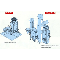 Satake SB10D Rice Mill Machine / Rice Pearler with Husker - KHM Megatools Corp.