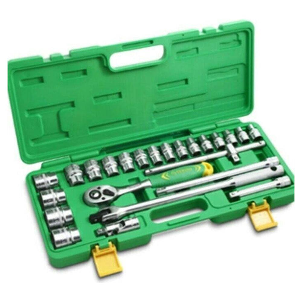 Tekiro SC-SE0615 1/2"DR. Hand Socket Set 12PT 24Pcs | Tekiro by KHM Megatools Corp.