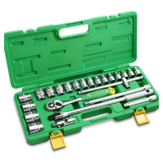 Tekiro SC-SE0615 1/2"DR. Hand Socket Set 12PT 24Pcs | Tekiro by KHM Megatools Corp.