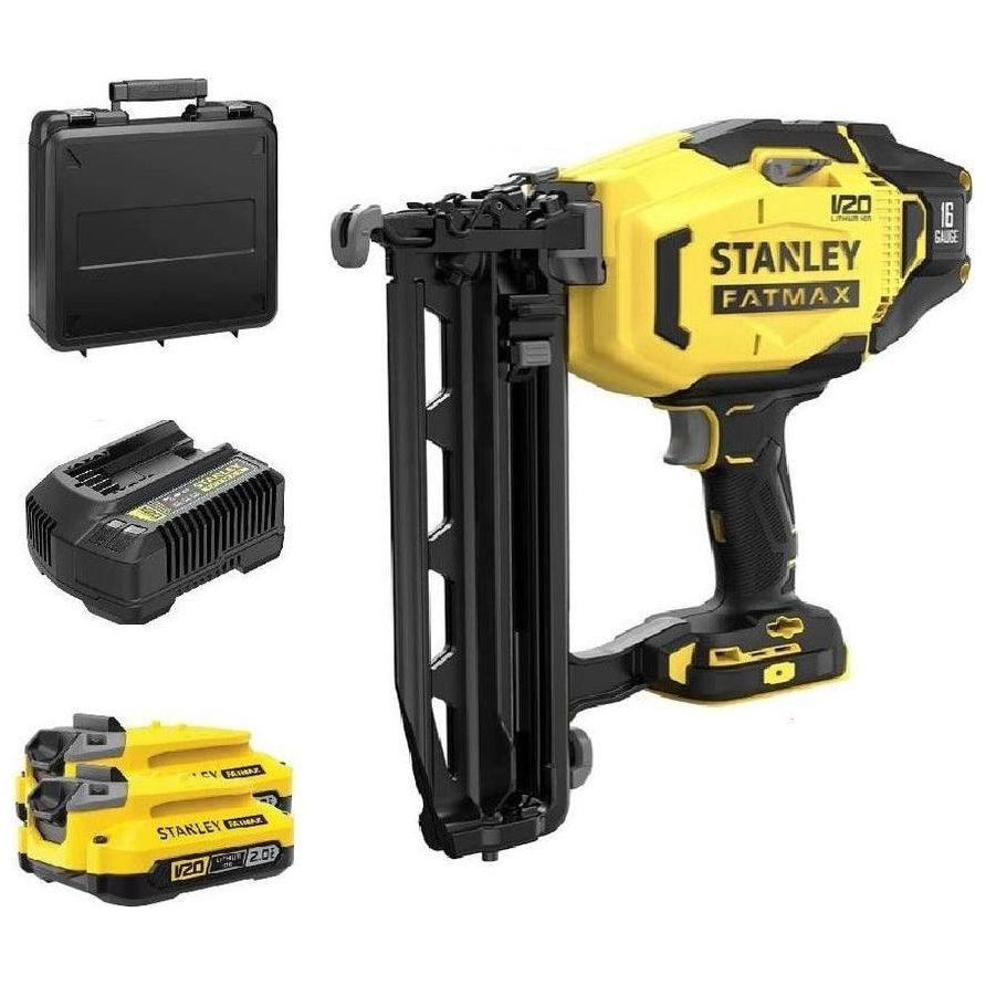 Stanley SCN616D2K 20V Cordless Finish Brad Nailer 16Ga (Kit)