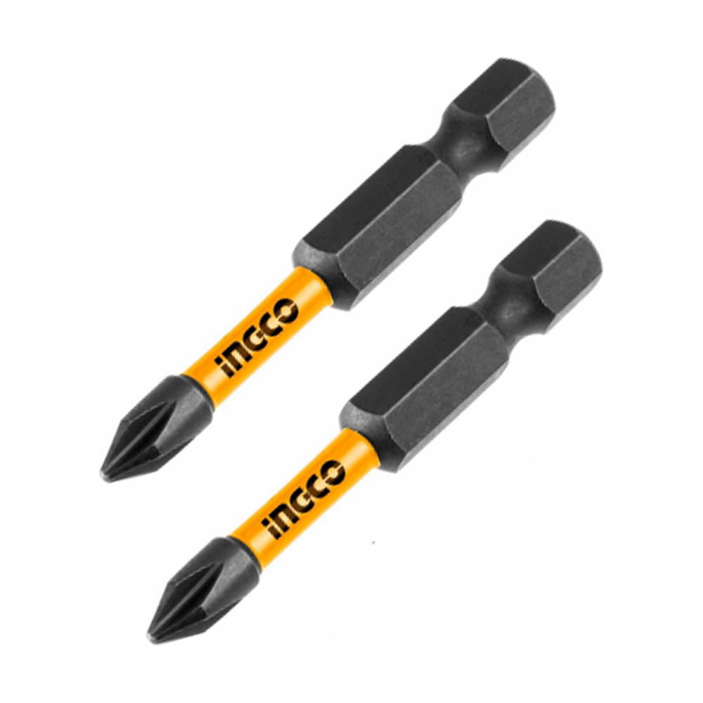 Ingco SDBIM71PH250 Impact Philips Screwdriver Bit PH2x50MM 2Pcs | Ingco by KHM Megatools Corp.