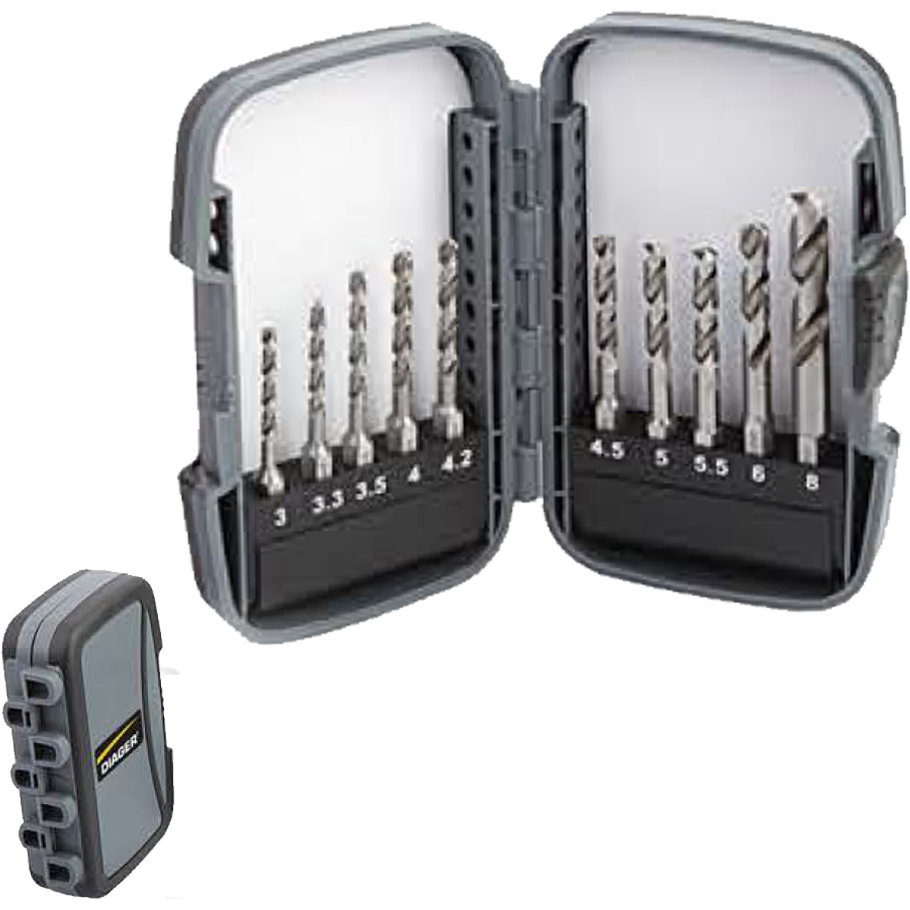 Diager 781B Drill Bit Set 10Pcs | Diager by KHM Megatools Corp.