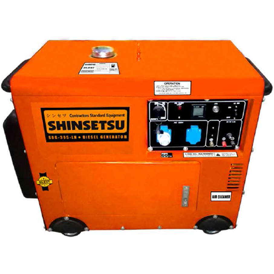 Shinsetsu SDG-395-LN Diesel Generator 5kW | Shinsetsu by KHM Megatools Corp.