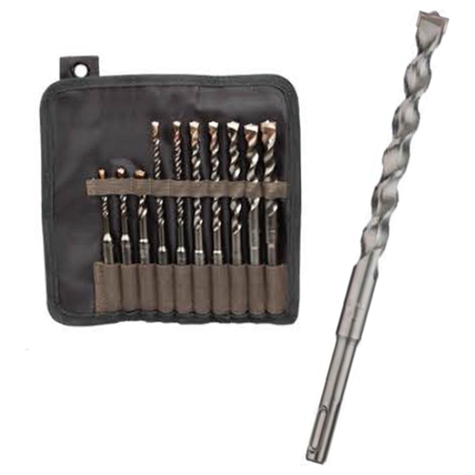 Diager 116D Masonry Twister SDS-Plus Drill Bit Set 10Pcs | Diager by KHM Megatools Corp.