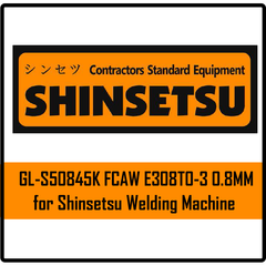 Shinsetsu GL-S50845K FCAW E308T0-3 0.8MM