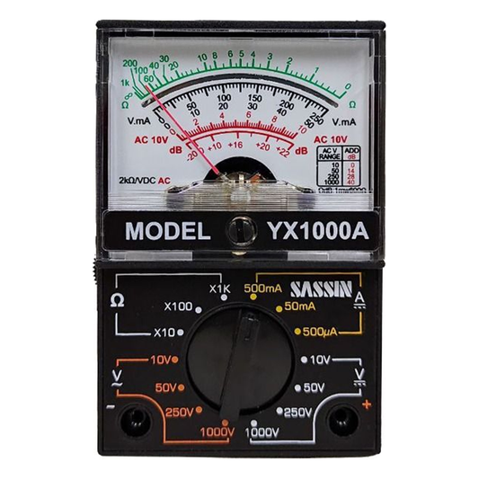 Sassin YX1000A Analog Multi-Meter / Tester | Sassin by KHM Megatools Corp.