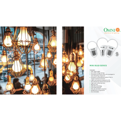 Omni 3W LED G45 Mini Light Bulb E14 - KHM Megatools Corp.
