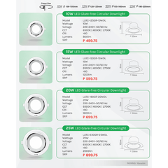 Omni LED Glare-Free Circular Downlight - KHM Megatools Corp.