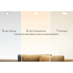 Omni 8W LED Mini Recessed Downlight (Round) Triple Mood Selection - KHM Megatools Corp.