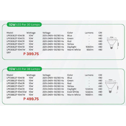 Omni Weatherproof Par Lamp Light - KHM Megatools Corp.