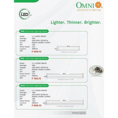 Omni LED Linear Lighting Fixture Light - KHM Megatools Corp.