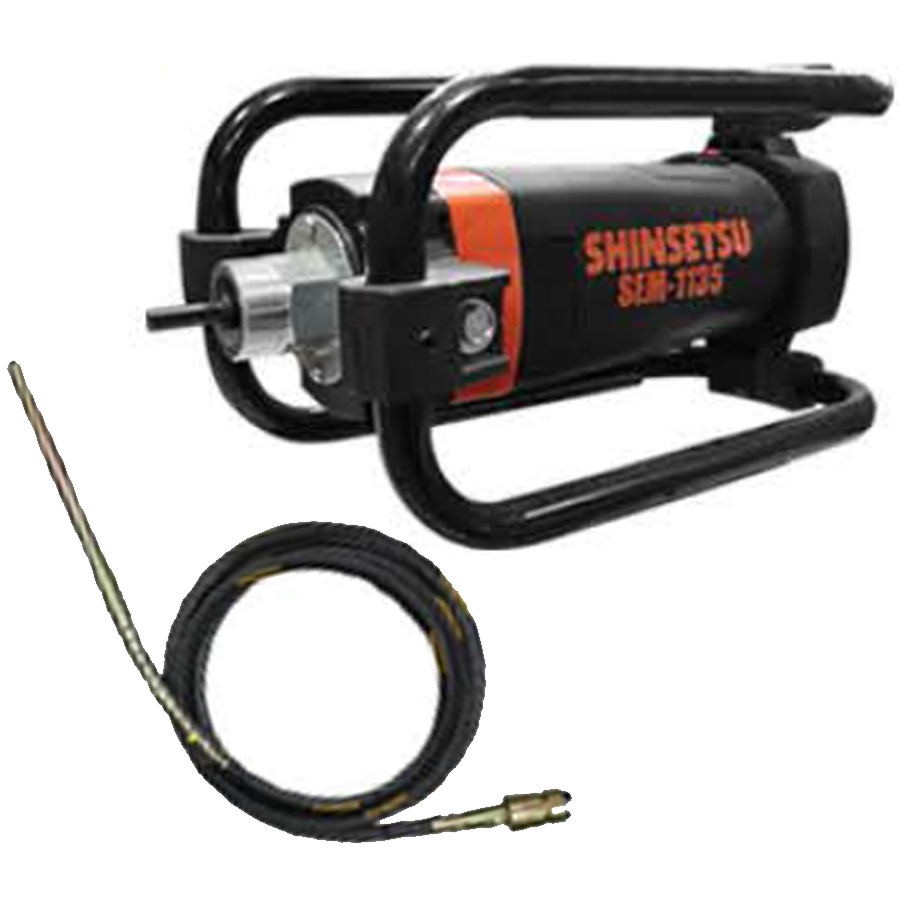 Shinsetsu SCV-1120HF High Speed Concrete Vibrator Set 2HP 38mm (Hex Type) | Shinsetsu by KHM Megatools Corp.
