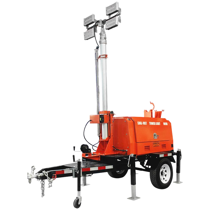 Shinsetsu SDGL-10ST LED Light Tower with 10 kVA Generator Output – KHM ...