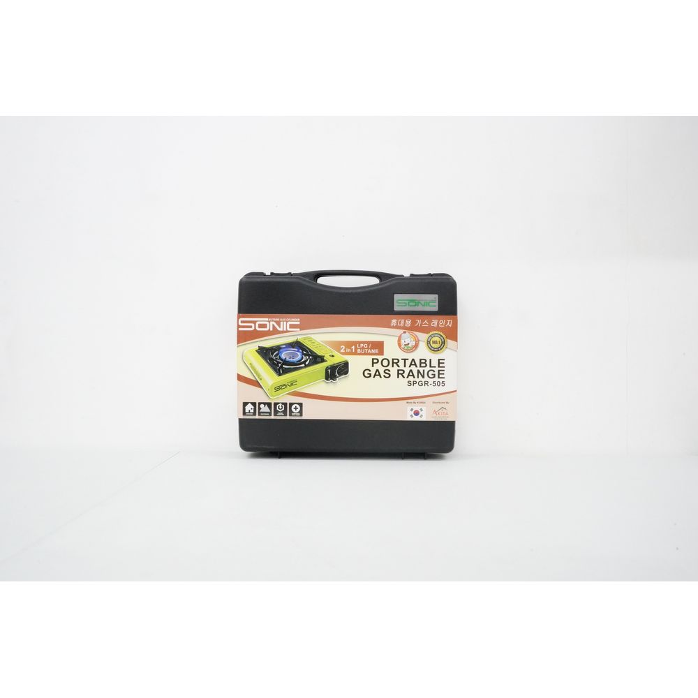 Sonic SPGR-505 2in1 Portable Gas Range (Butane/LPG) | Sonic by KHM Megatools Corp.