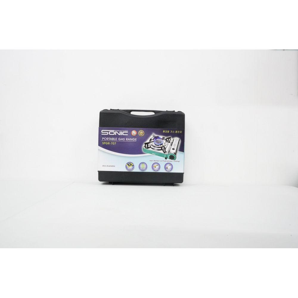Sonic SPGR-707 Portable Stainless Gas Range (Butane) | Sonic by KHM Megatools Corp.