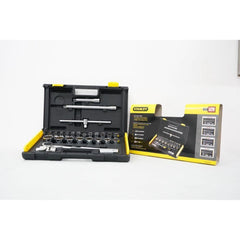 Stanley 86-478 1/2" Drive Socket Wrench Set 25pcs (1/4-1-1/4") | Stanley by KHM Megatools Corp.