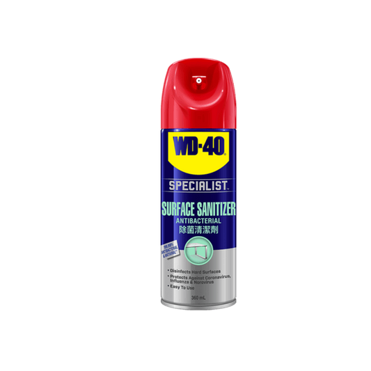 WD-40 Specialist Surface Sanitizer 360ml (WDSPLSURSAN360)