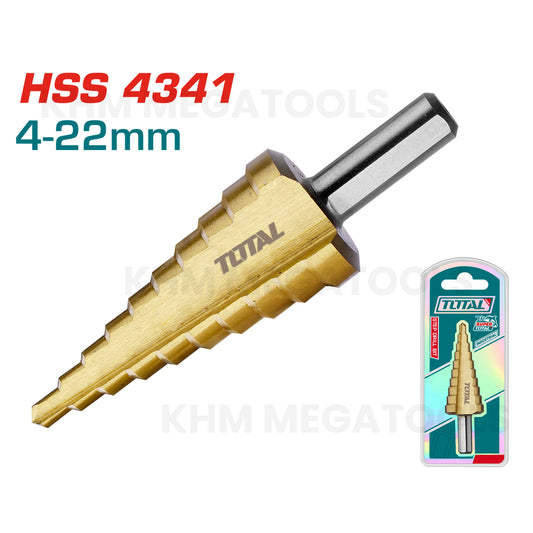 Total TAC7542201 Step Drill Bit 4-22mm