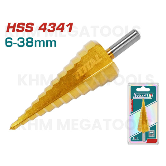 Total TAC7563801 Step Drill Bit 6-38mm
