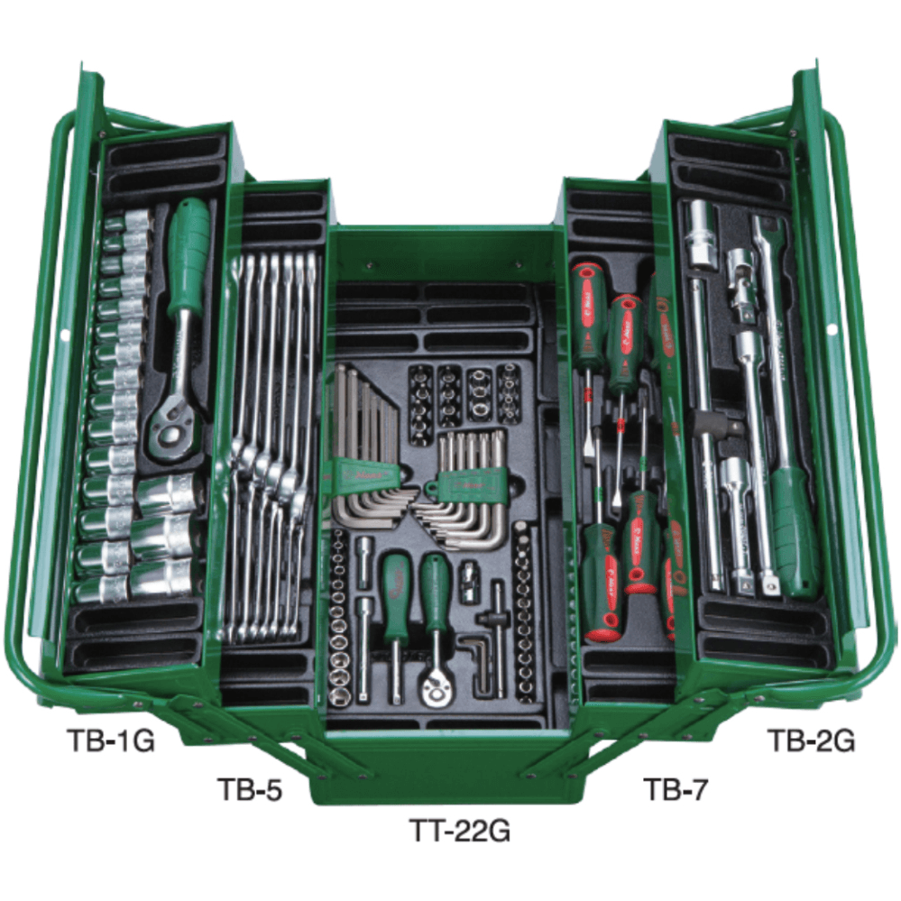 Hans TTBK-116L Assorted Hand Tools Set With Tool Box Chest (116pcs) - KHM Megatools Corp. Main image