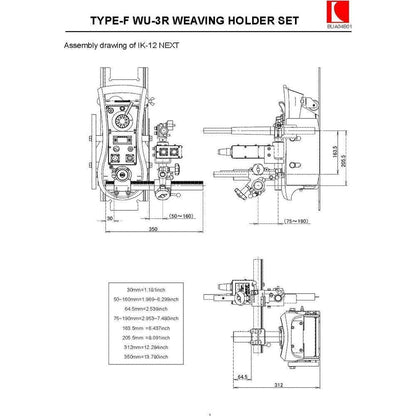 Koike Type-F WU-3R Weaving Torch Holder Set - KHM Megatools Corp.