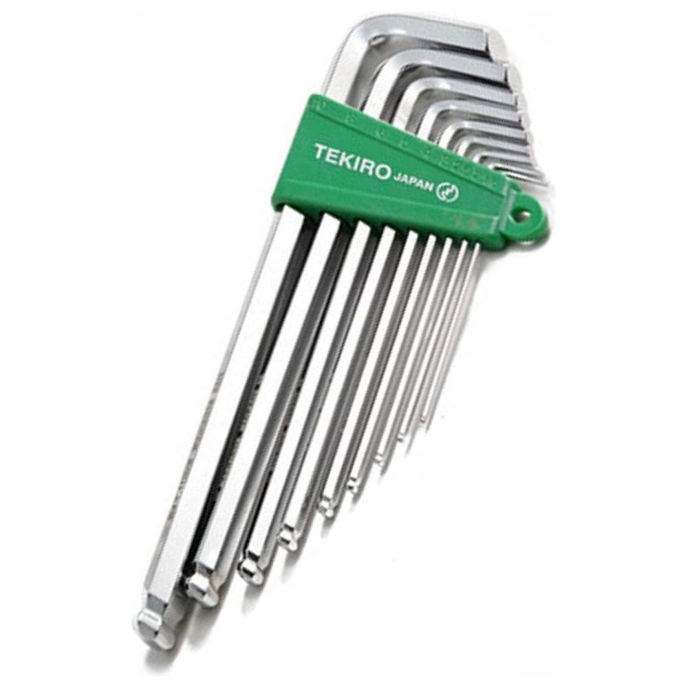 Tekiro HK-BP1204 Ball Point Hex Key Set (Long) 9Pcs | Tekiro by KHM Megatools Corp.
