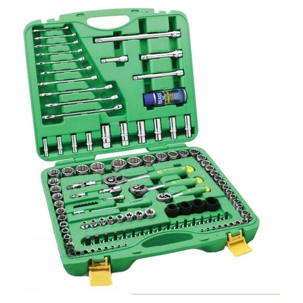 Tekiro SC-SE1383 1/4",1/2",3/4"DR. Hand Socket Set 120Pcs | Tekiro by KHM Megatools Corp.