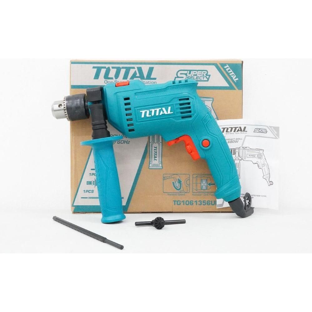 Total TG1061356UP Hammer Drill / Impact Drill 680W (SS) | Total by KHM Megatools Corp.