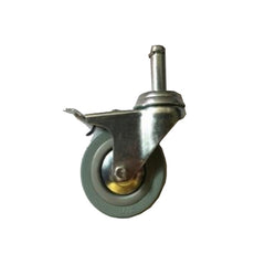 UT Gray Rubber Castor Wheel w/ PP Core (Plain Bearing) | UT by KHM Megatools Corp.