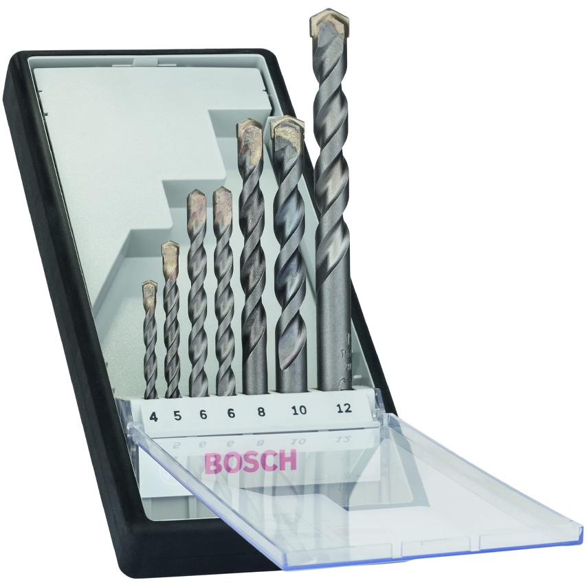 Bosch Robust Line Cyl-3 Masonry / Concrete Drill Bit Set 7pcs (2607010545) | Bosch by KHM Megatools Corp. Main image