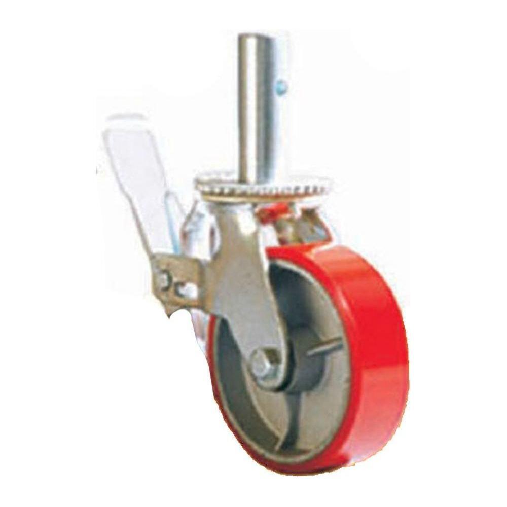 Viking Heavy-Duty PU on Cast Iron Scaffolding Wheel | Viking by KHM Megatools Corp. Main image