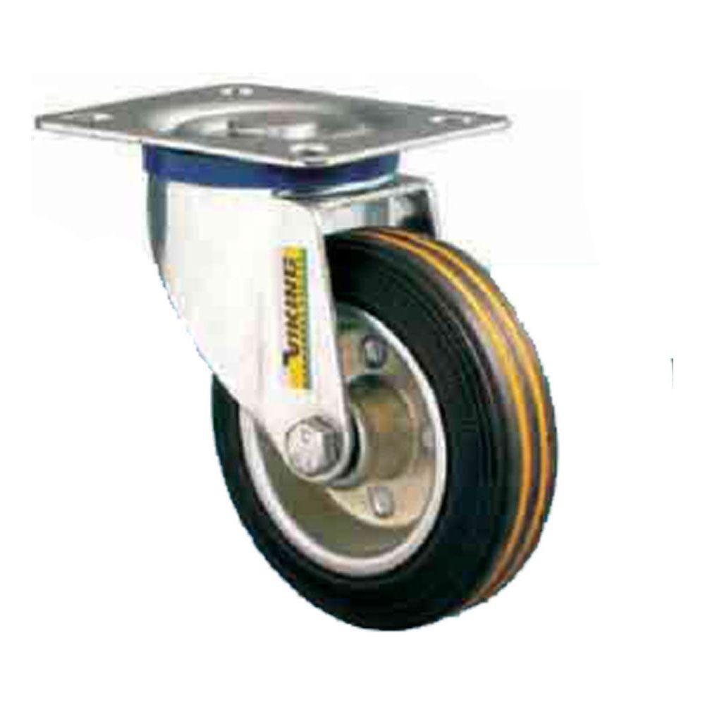 Viking Rubber on Steel Rim Castor Wheels (501) (Swivel) | Viking by KHM Megatools Corp. Main image