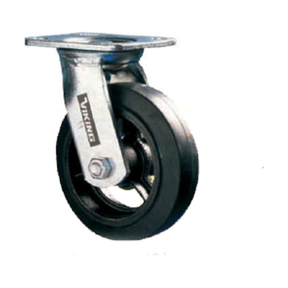 Viking Rubber on Cast Iron Wheels (508) (Swivel) | Viking by KHM Megatools Corp. Main image